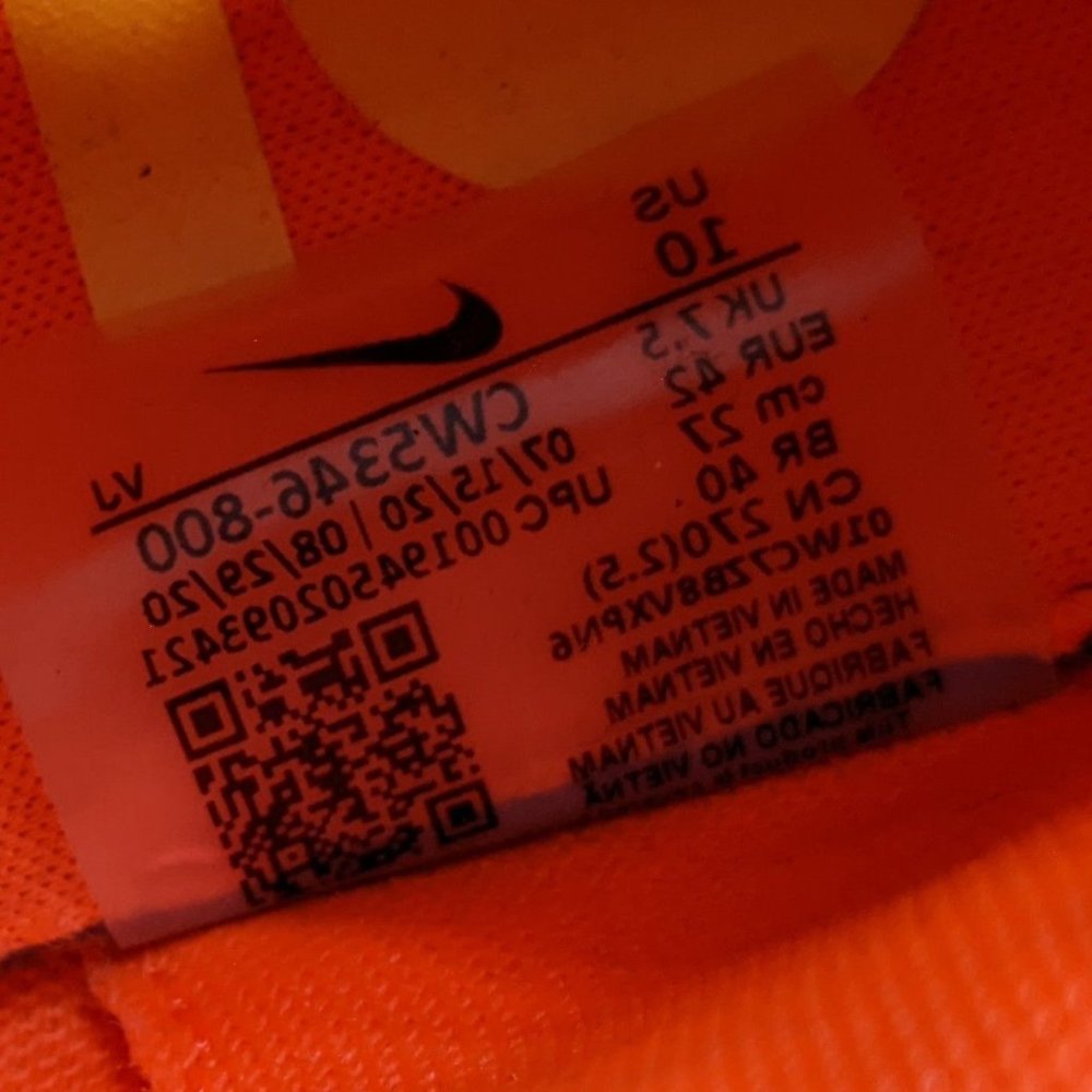 Nike Air Max Sneakers Color Mango/Peach Women's Size 10 - Picture 7 of 12